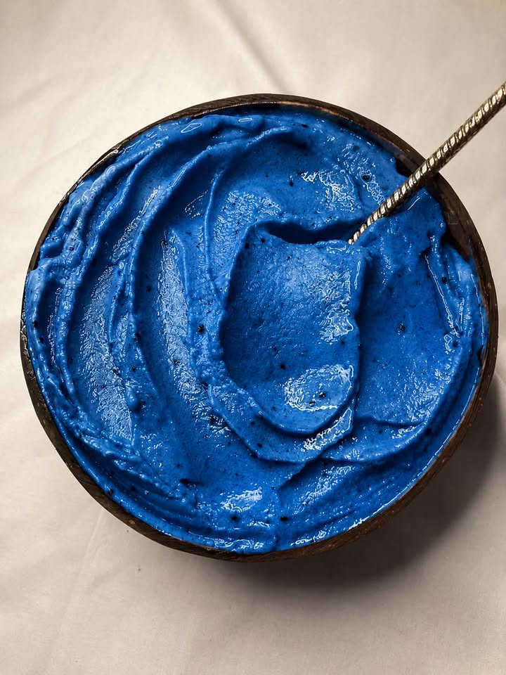 Smoothie bowl azul